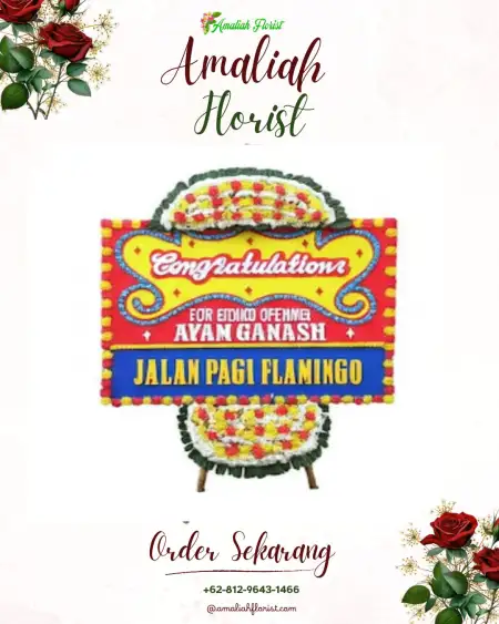 Sewa Papan Bunga Jati Kramat